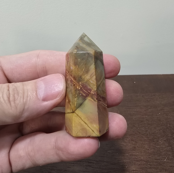 Red Creek Jasper Crystal Tower #G - Picture 3 of 5